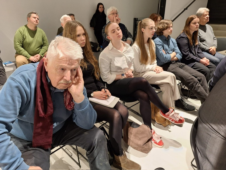 Diskusija „Latvijas okupācijas iekšpolitiskie un ārpolitiskie aspekti" 08 Uldis Veiss, Gundars Bozdorfs, Eva Vijupe 28.nov.2025